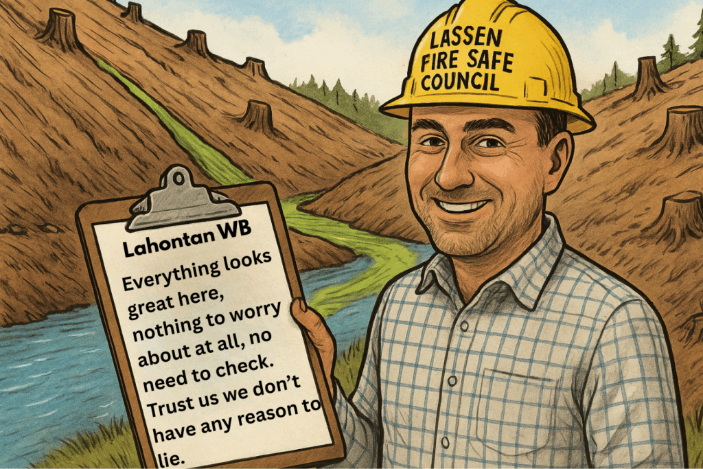 Lahontan Timber Waiver Self Monitoring 1
