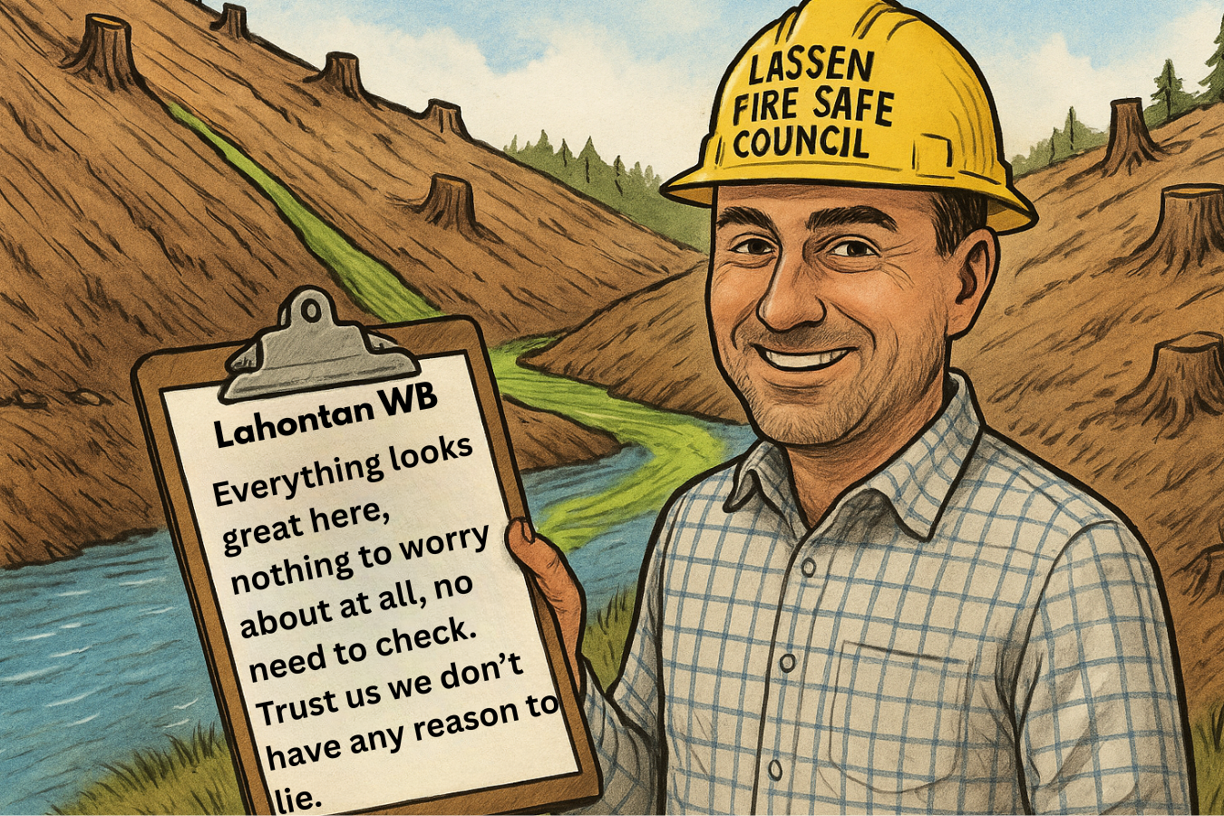 Protect Lassen 10 lahontan water board timber waiver farce