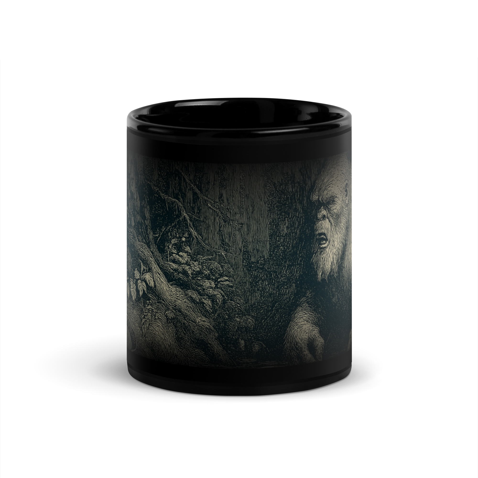 Bigfoot & Prospector 11 oz Black Mug 3 Bigfoot & Prospector 11 oz Black Mug - Image 3