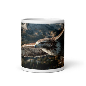 Red-Tailed Hawk 11 oz Mug – Protect Lassen lassen county ca