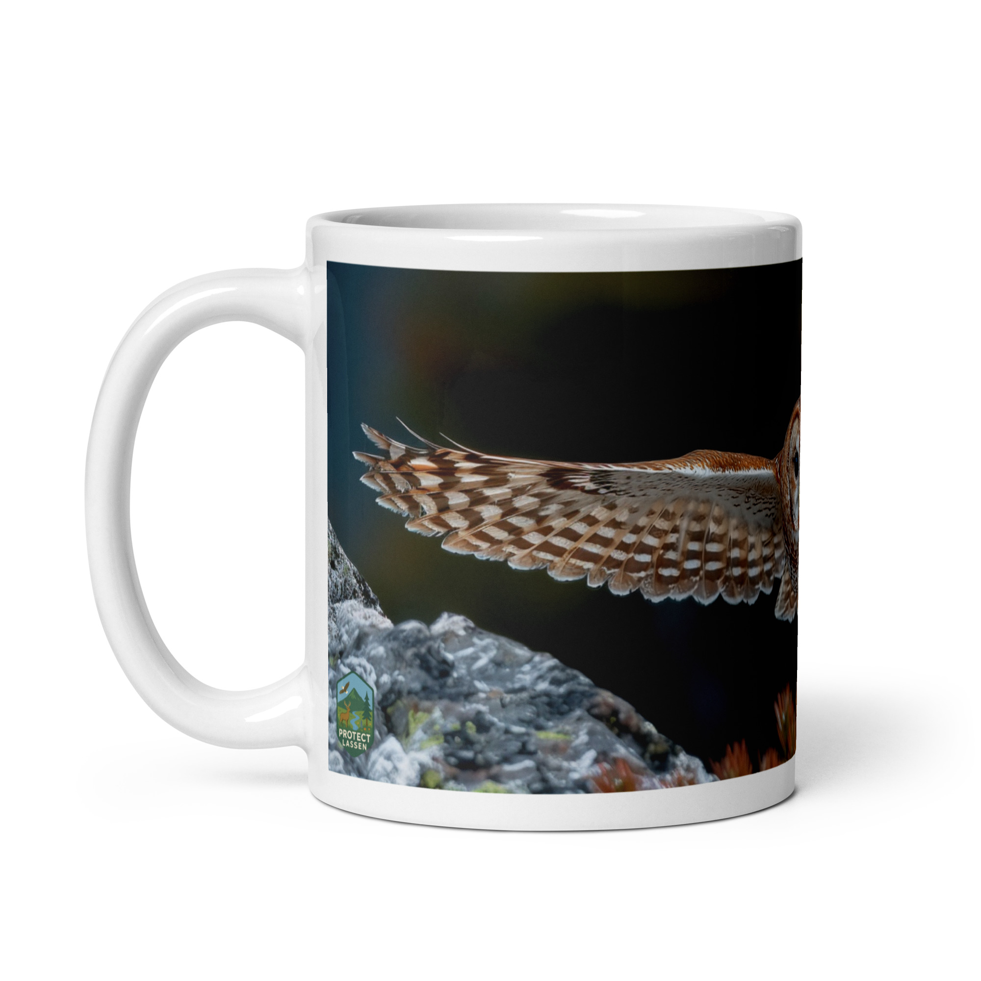 California Spotted Owl 11 oz Mug 2 California Spotted Owl 11 oz Mug - Image 2