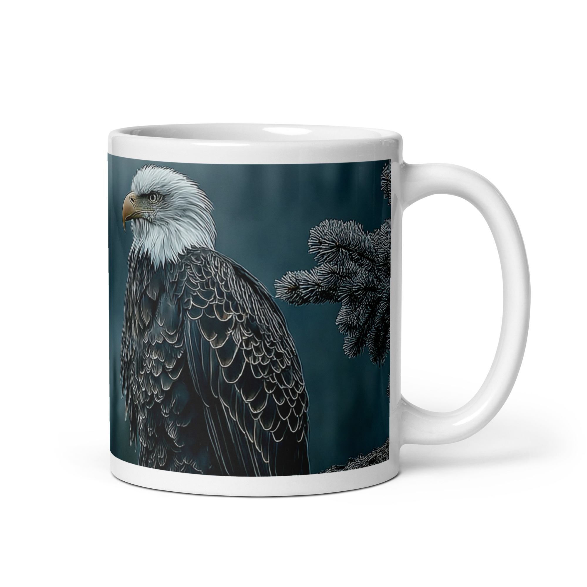 The Winter Bald Eagle 11 oz Mug 1 Bald Eagle 11 oz Mug