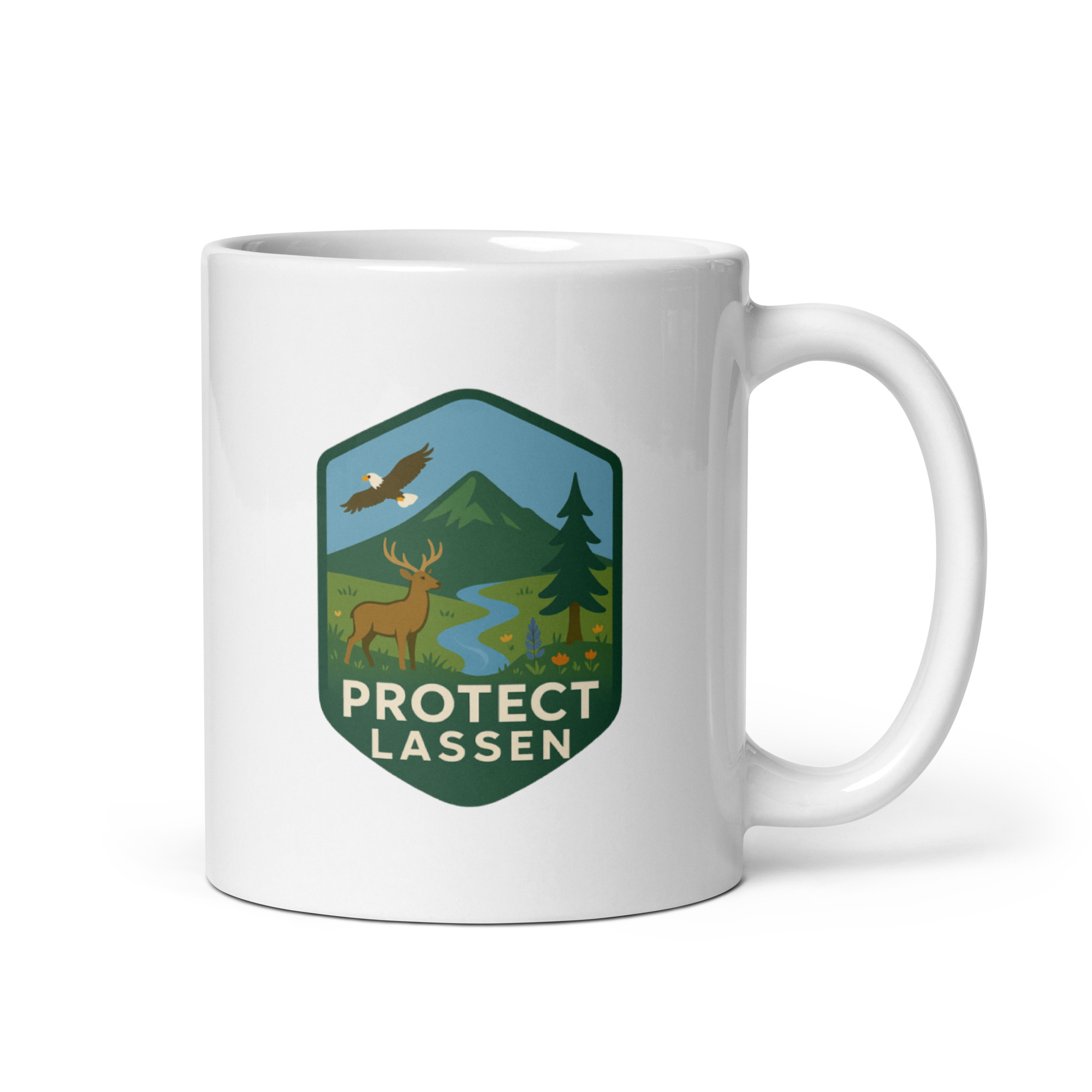 Protect Lassen Logo 11 oz Mug 1 Protect Lassen Logo 11 oz Mug