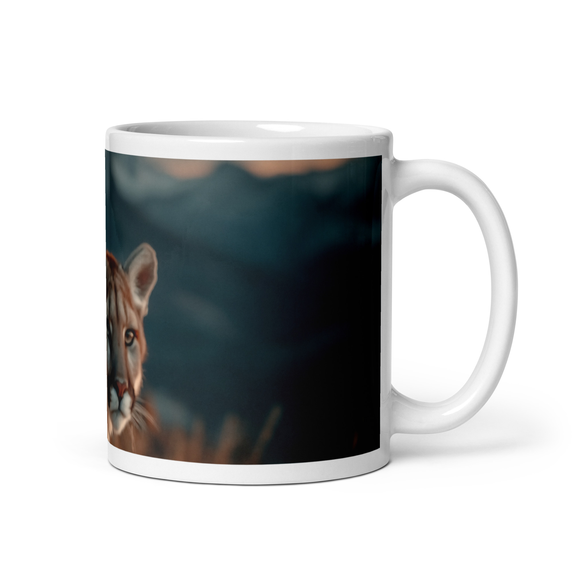 Lassen Mountain Lions 11 oz Mug 4 Mountain Lion 11 oz Mug
